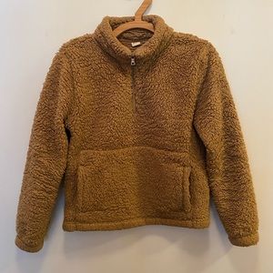 Gap anorak teddy bear sweater